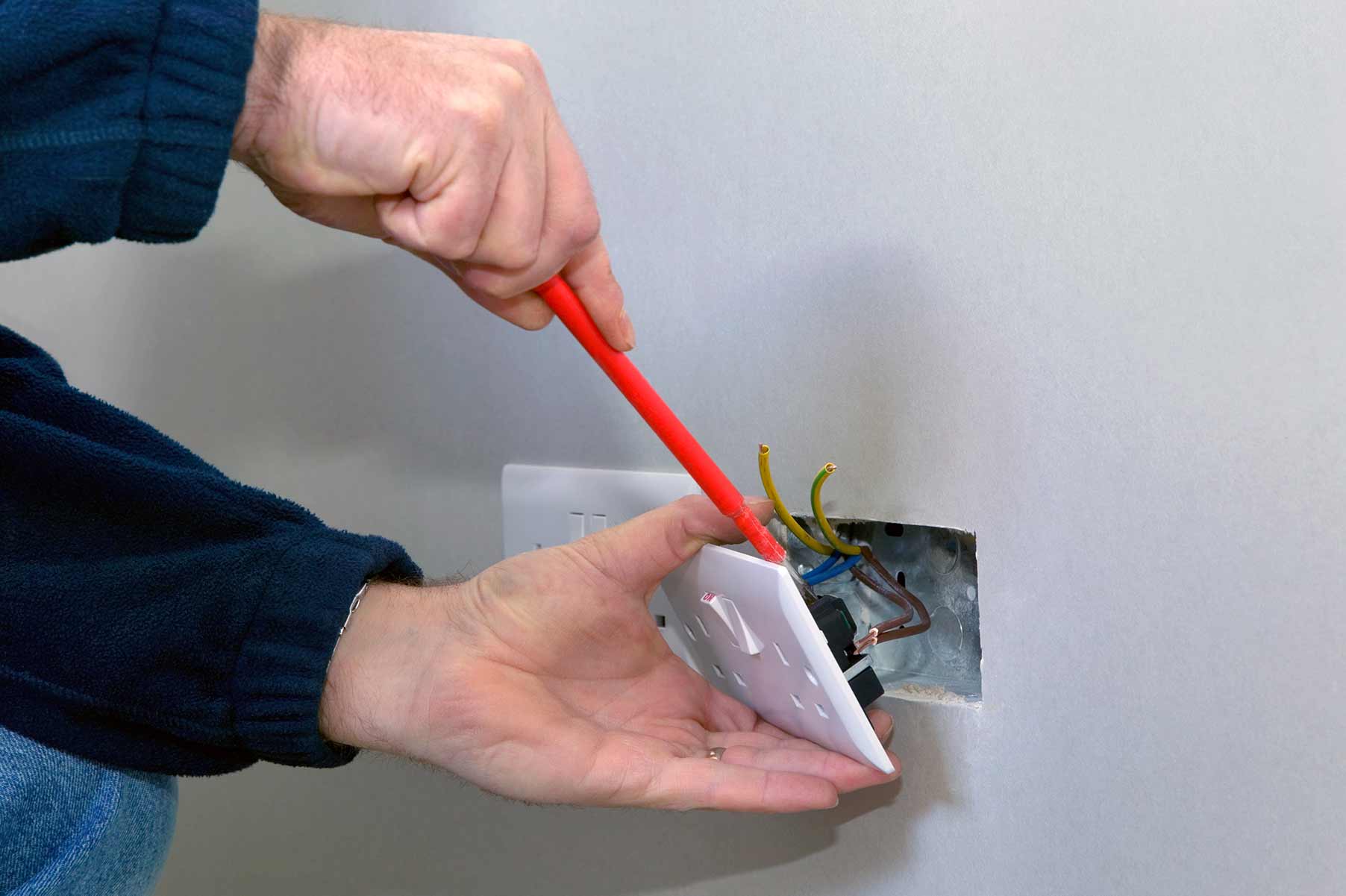 Our electricians can install plug sockets for domestic and commercial proeprties in Northwich and the local area. 